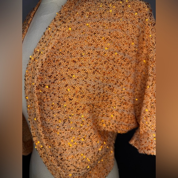 ✨ Y2K Sparkle Sequin Knit Shrug by INC International Concepts ✨ - Picture 6 of 8